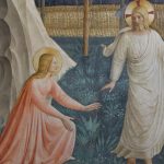 Noli me tangere ("Touch me not") by Fra Angelico, 1440-42. Fresco.